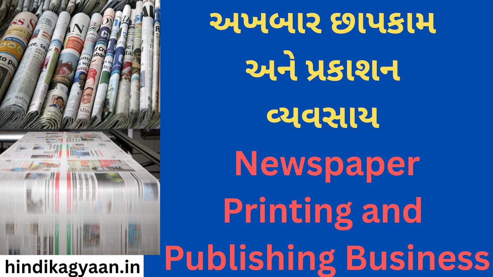 Newspaper Printing and Publishing Business